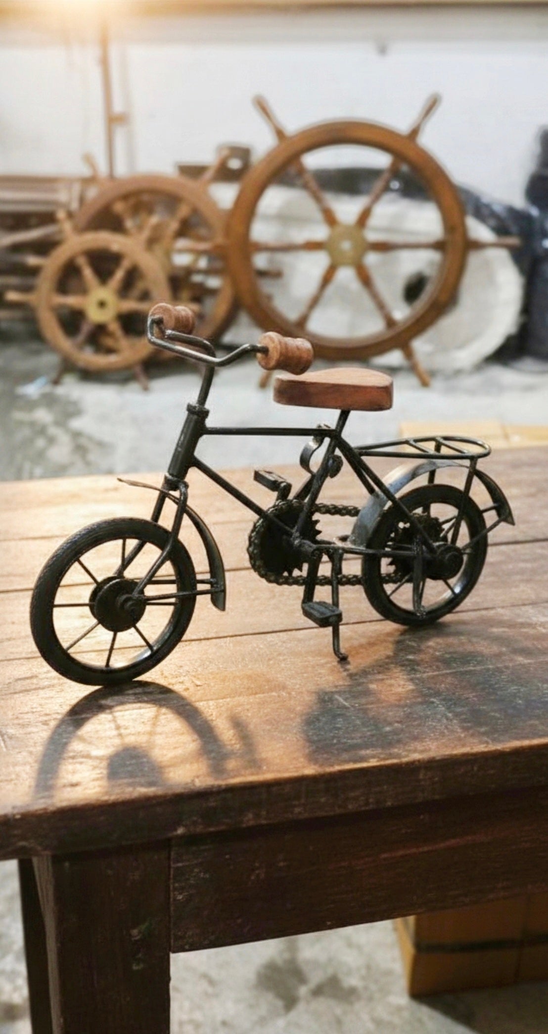 Vintage Miniature Bicycle – Handcrafted Metal Model