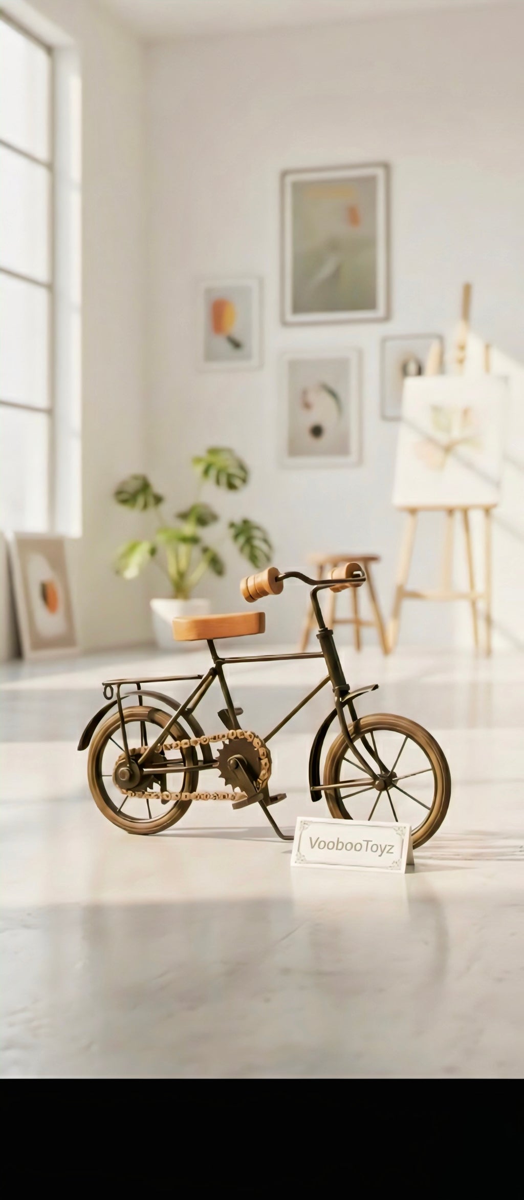 Vintage Miniature Bicycle – Handcrafted Metal Model