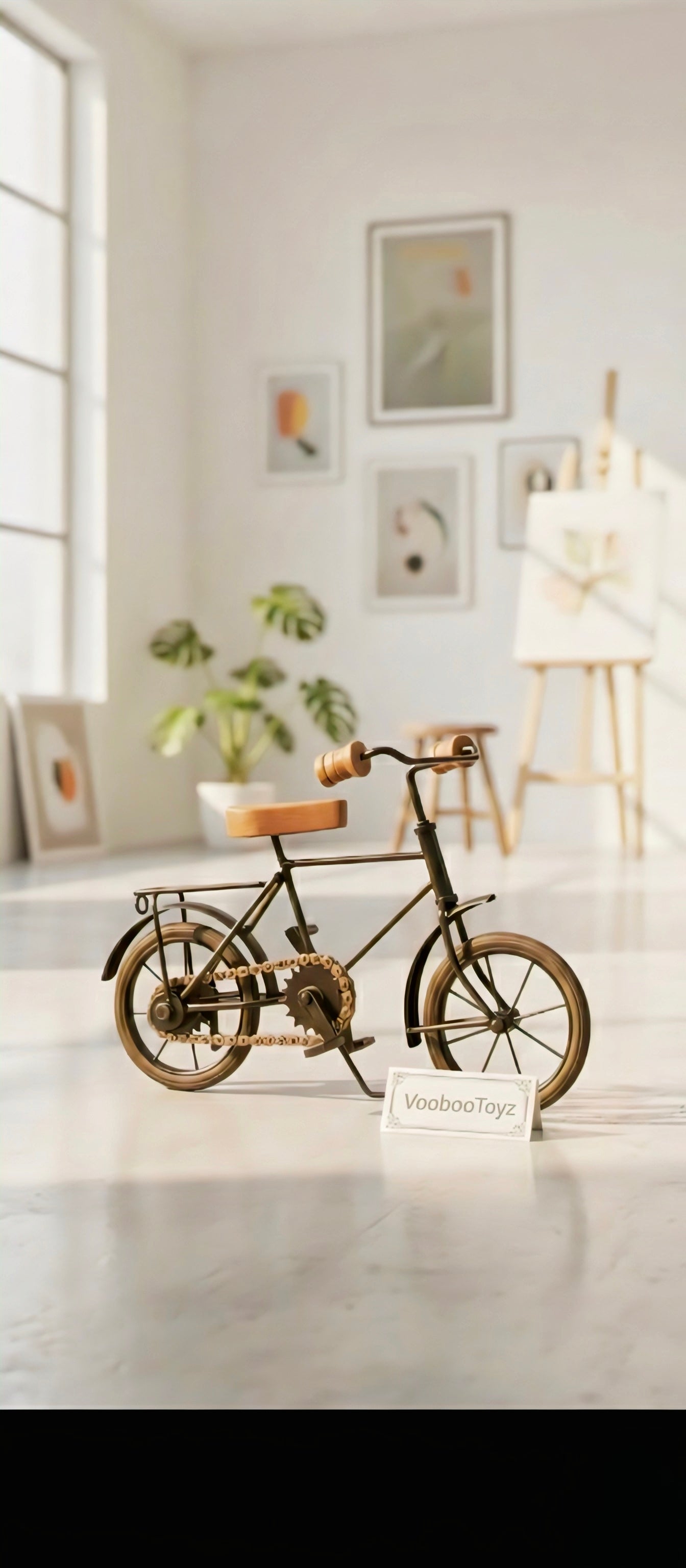 Vintage Miniature Bicycle – Handcrafted Metal Model