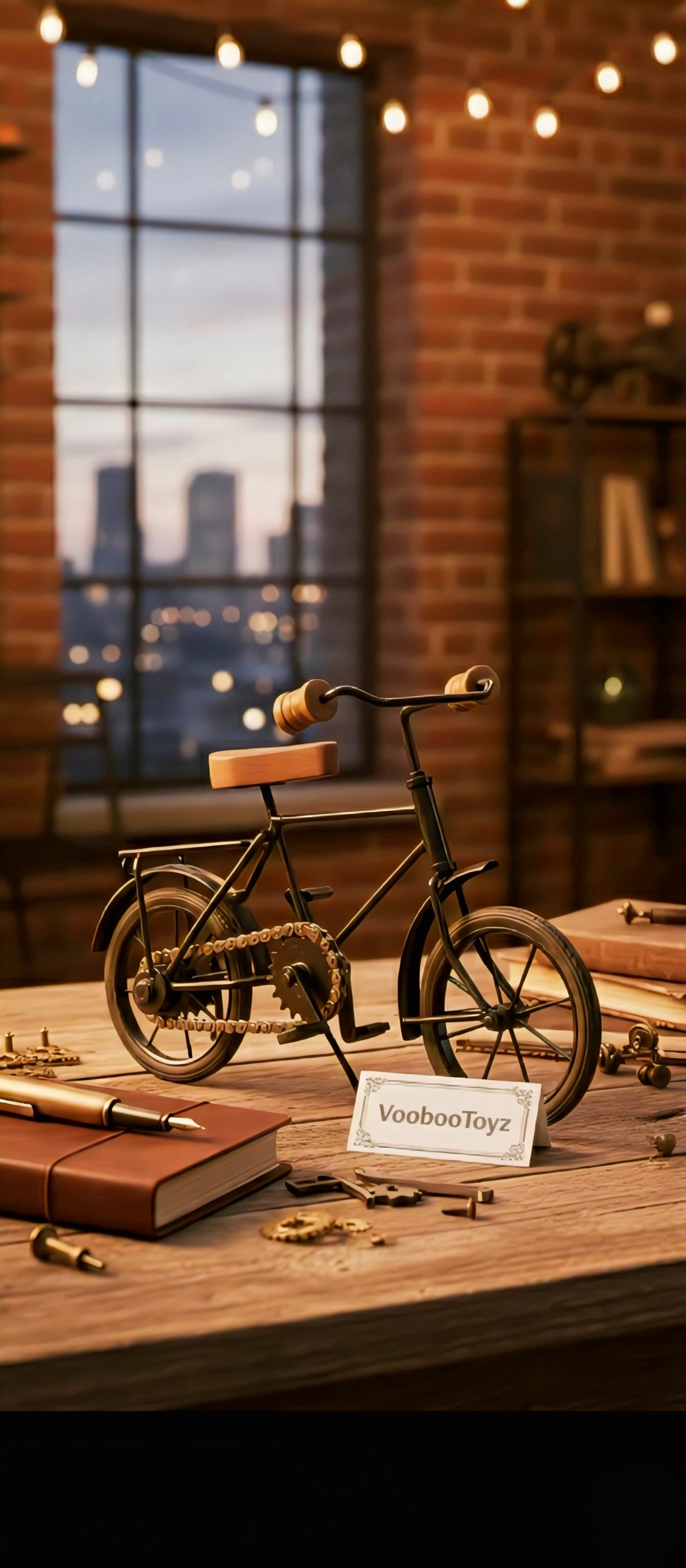 Vintage Miniature Bicycle – Handcrafted Metal Model