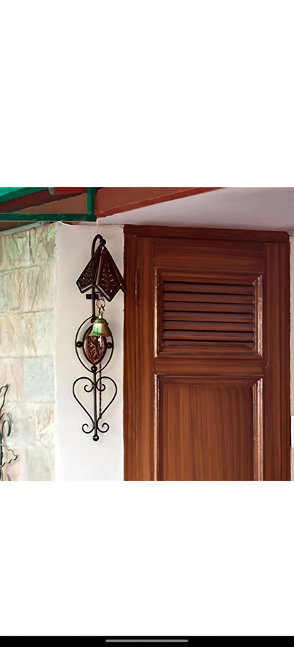 Royal Heritage Brass Bell Wall Lantern