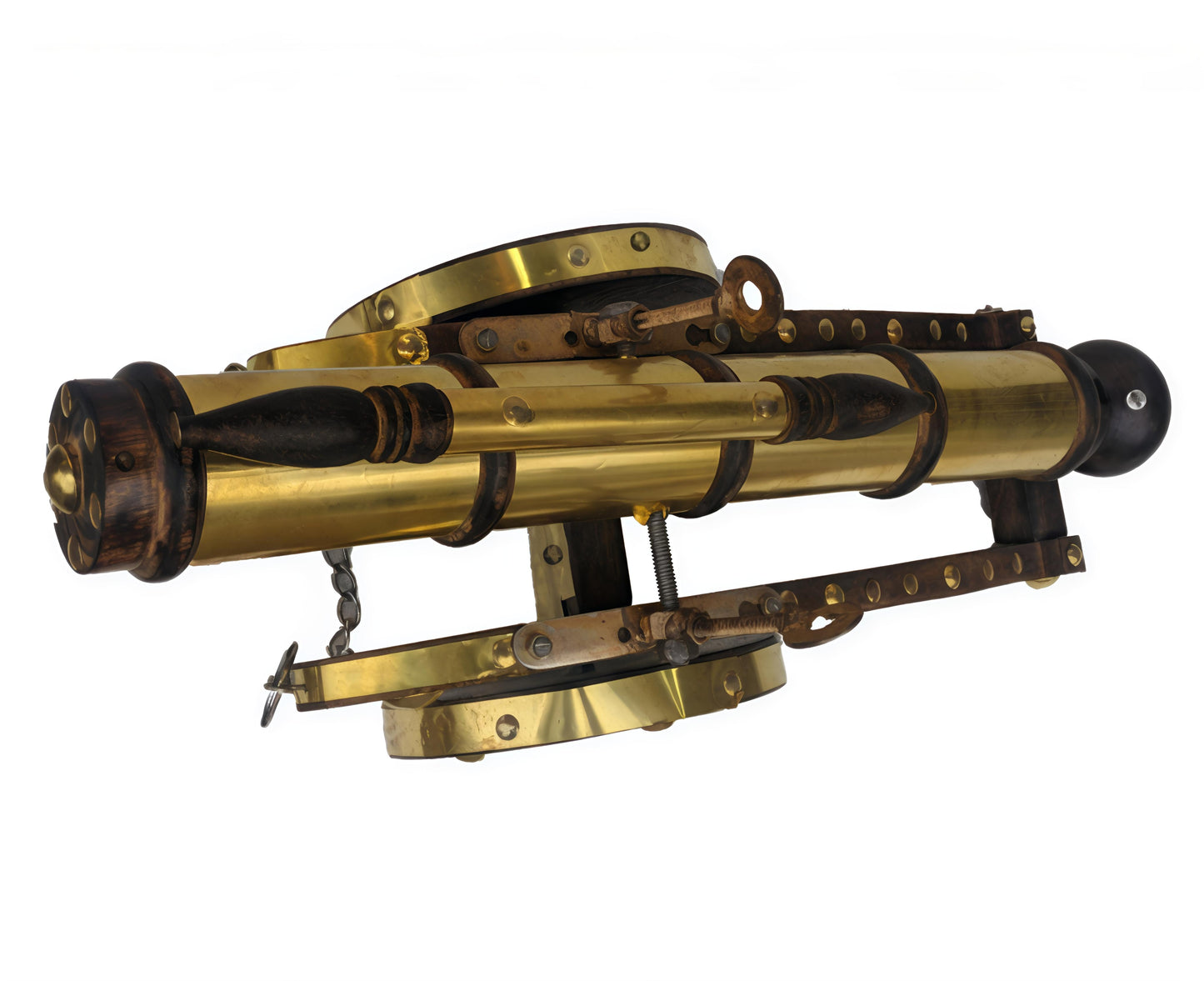 Majestic Brass Cannon Showpiece